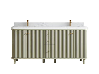Miami 72 in. W x 22 in. D Double Sink Bathroom Vanity - Willow Bath and Vanity