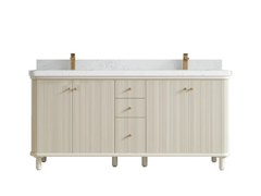 Miami 72 in. W x 22 in. D Double Sink Bathroom Vanity - photo 15