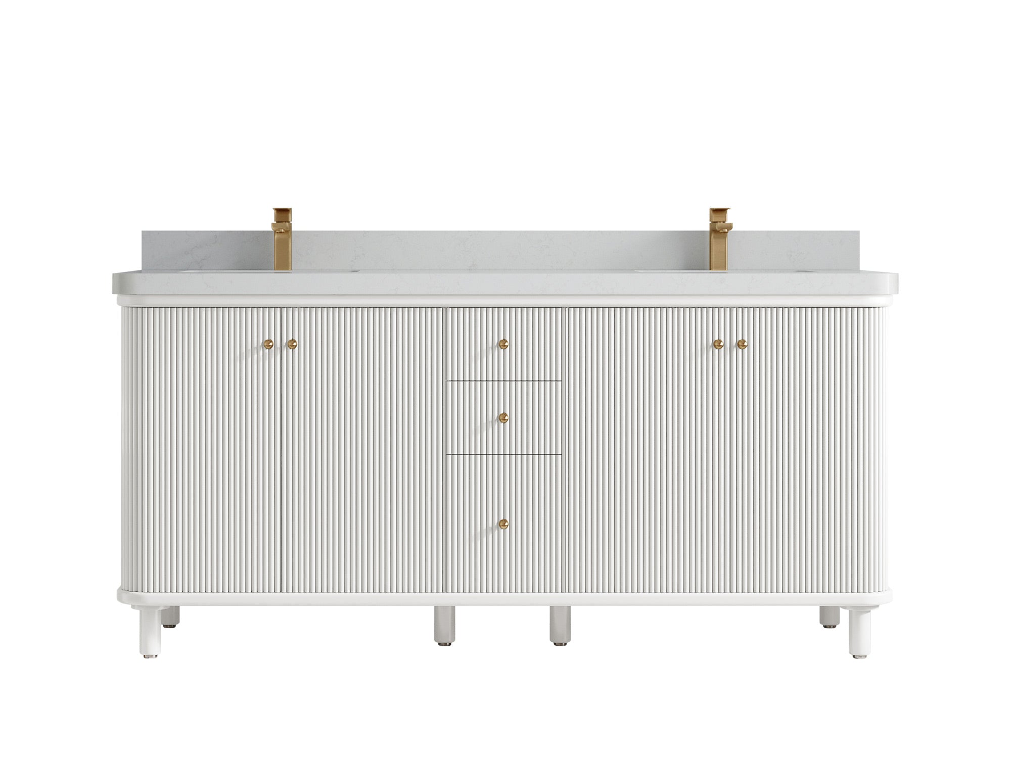 Miami 72 in. W x 22 in. D Double Sink Bathroom Vanity - Willow Bath and Vanity