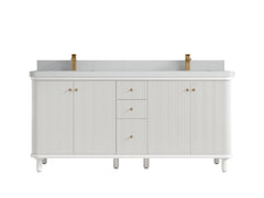 Miami 72 in. W x 22 in. D Double Sink Bathroom Vanity - photo 11