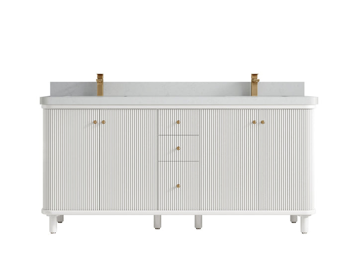 Miami 72 in. W x 22 in. D Double Sink Bathroom Vanity - photo 11