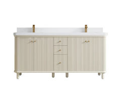 Miami 72 in. W x 22 in. D Double Sink Bathroom Vanity - photo 17