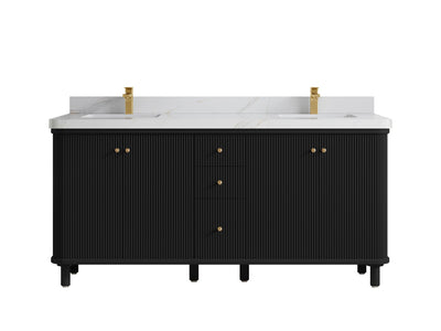 Miami 72 in. W x 22 in. D Double Sink Bathroom Vanity - Willow Bath and Vanity