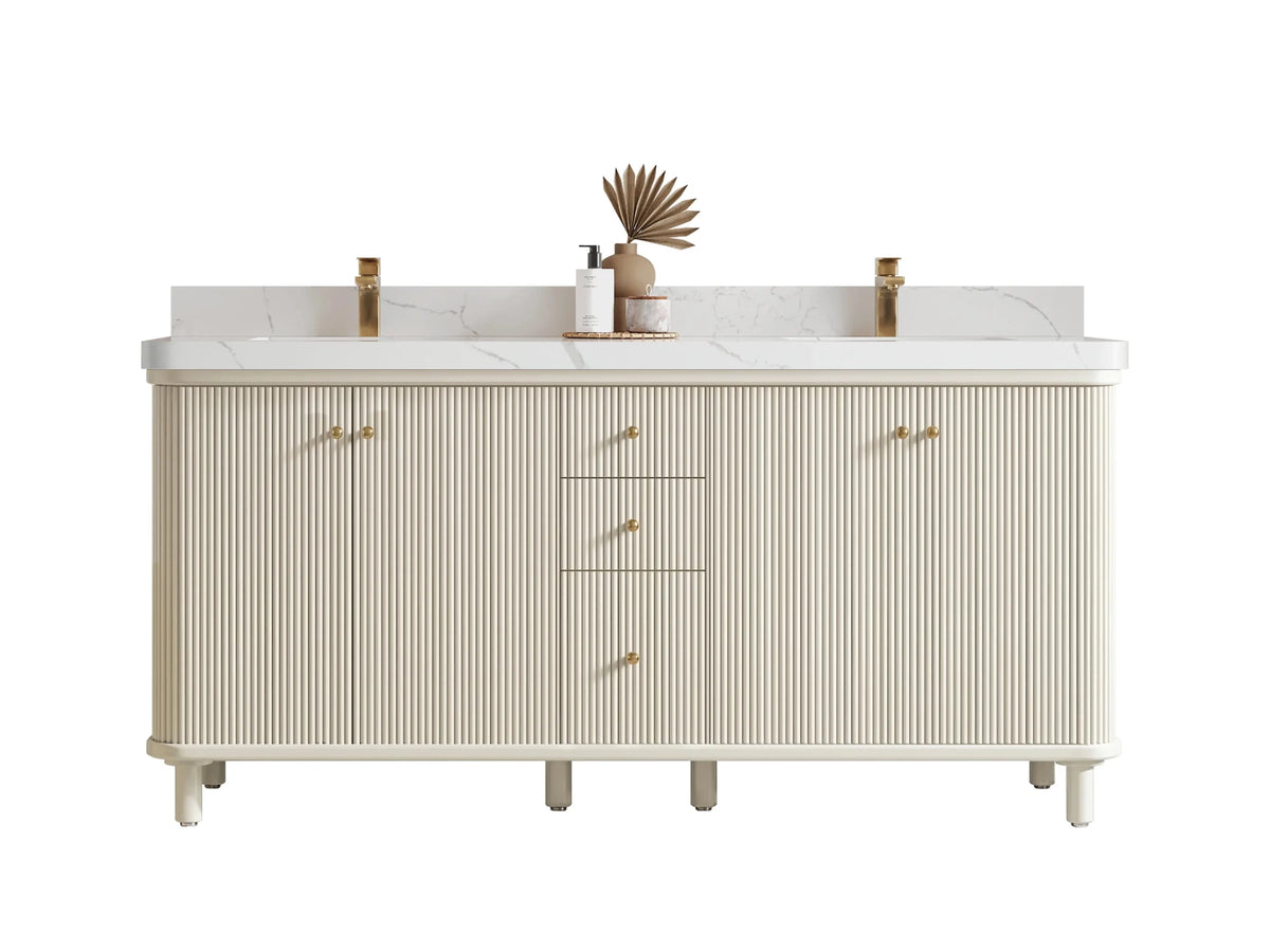Miami 72 in. W x 22 in. D Double Sink Bathroom Vanity - Willow Bath and Vanity
