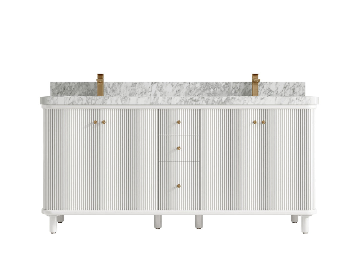 Miami 72 in. W x 22 in. D Double Sink Bathroom Vanity - Willow Bath and Vanity