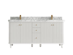 Miami 72 in. W x 22 in. D Double Sink Bathroom Vanity - photo 9
