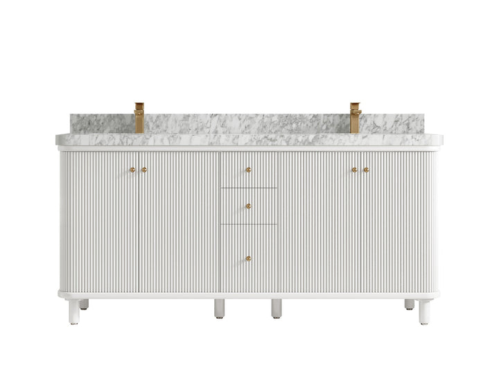 Miami 72 in. W x 22 in. D Double Sink Bathroom Vanity - photo 9