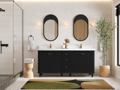 Miami 72 in. W x 22 in. D Double Sink Bathroom Vanity - photo 4