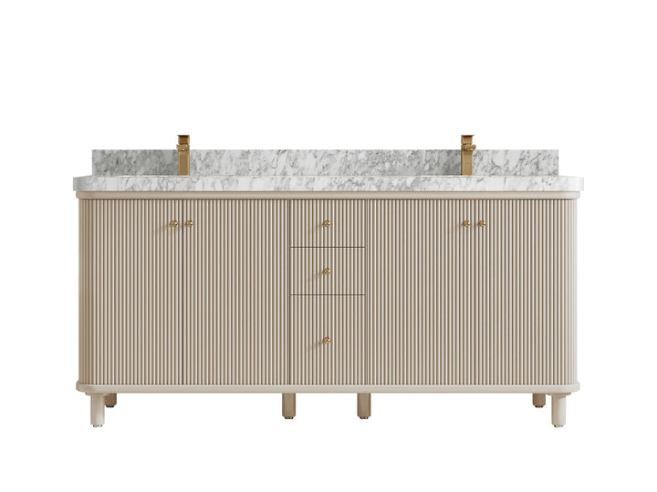 Miami 72 in. W x 22 in. D Double Sink Bathroom Vanity - photo 13