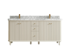 Miami 72 in. W x 22 in. D Double Sink Bathroom Vanity - photo 9