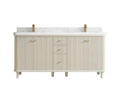 Miami 72 in. W x 22 in. D Double Sink Bathroom Vanity - photo 13