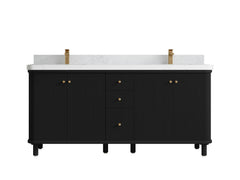 Miami 72 in. W x 22 in. D Double Sink Bathroom Vanity - photo 18