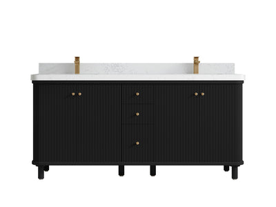 Miami 72 in. W x 22 in. D Double Sink Bathroom Vanity - Willow Bath and Vanity