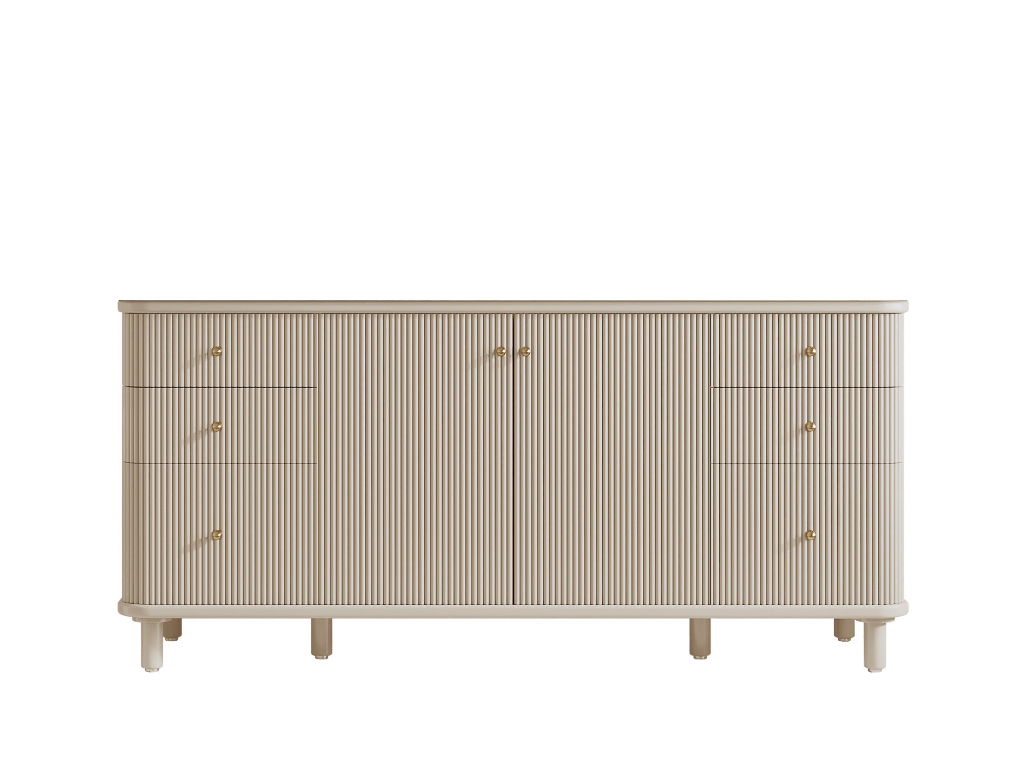 Miami 72 in. W x 22 in. D Fluted Single Sink Bathroom Vanity - Willow Bath and Vanity