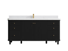 Miami 72 in. W x 22 in. D Fluted Single Sink Bathroom Vanity - photo 17