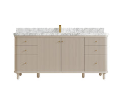 Miami 72 in. W x 22 in. D Fluted Single Sink Bathroom Vanity - photo 14
