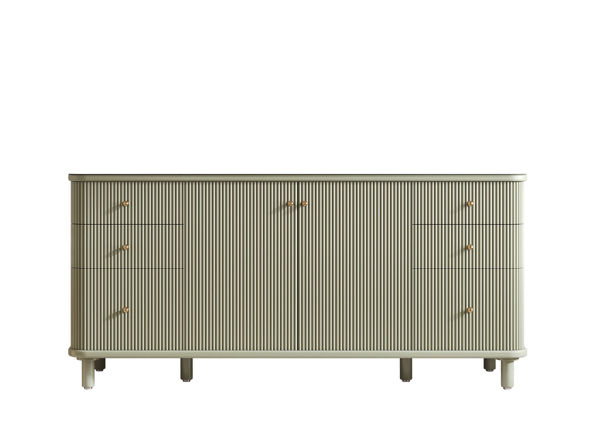 Miami 72 in. W x 22 in. D Fluted Single Sink Bathroom Vanity - Willow Bath and Vanity