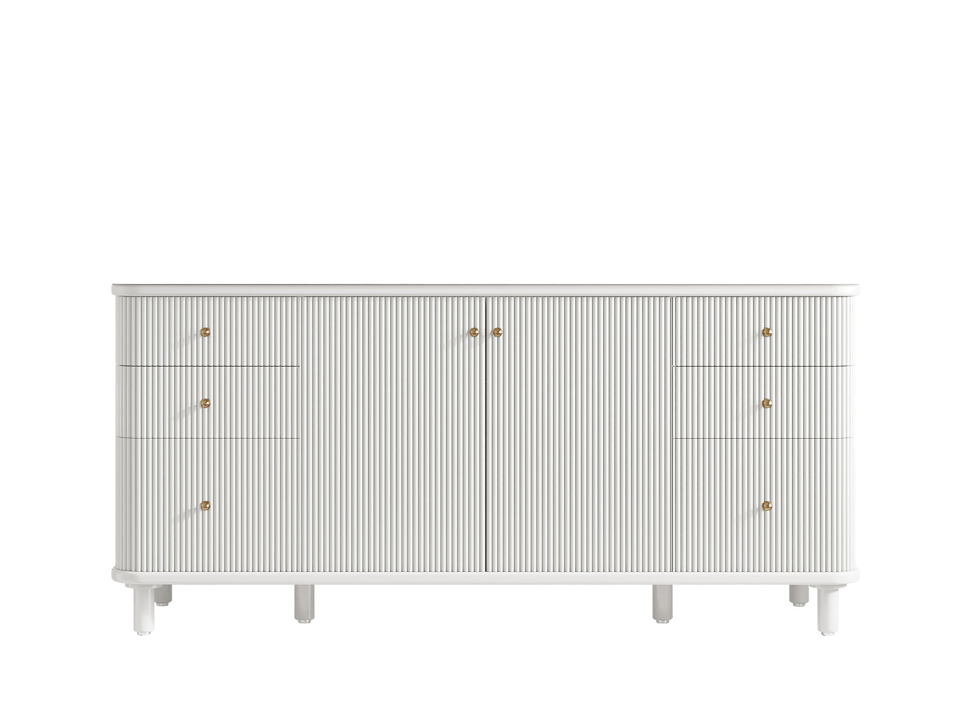 Miami 72 in. W x 22 in. D Fluted Single Sink Bathroom Vanity - Willow Bath and Vanity
