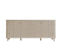Miami 80 in. W x 22 in. D Fluted Double Sink Bathroom Vanity - photo 7