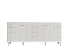 Miami 80 in. W x 22 in. D Fluted Double Sink Bathroom Vanity - photo 7