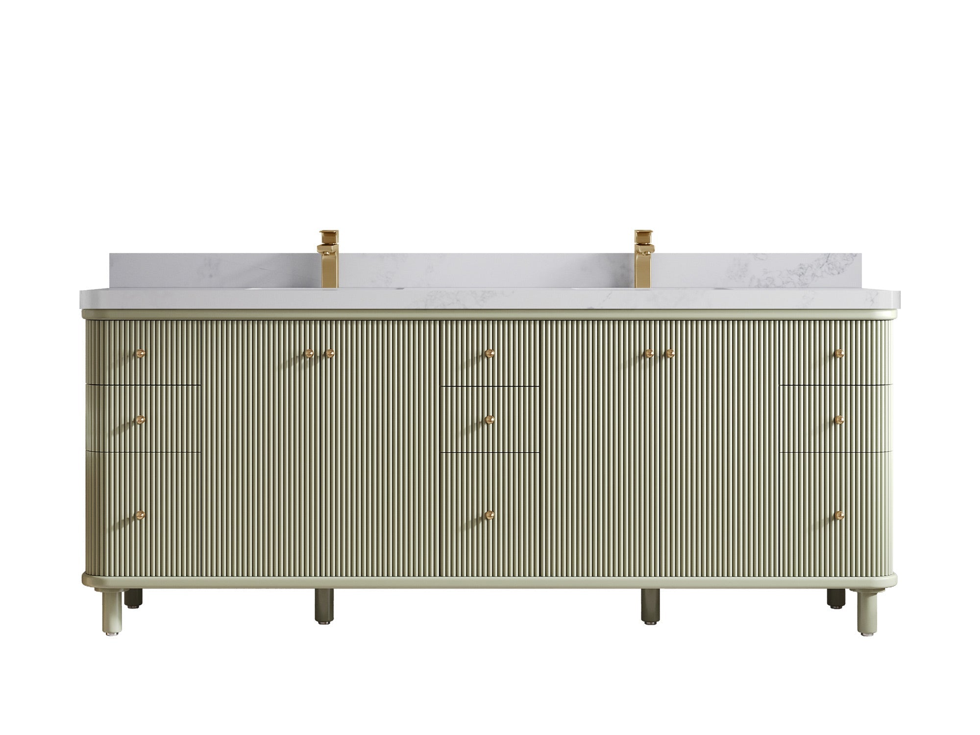 Miami 84 in. W x 22 in. D Double Sink Bathroom Vanity - Willow Bath and Vanity