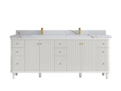 Miami 84 in. W x 22 in. D Double Sink Bathroom Vanity - photo 21