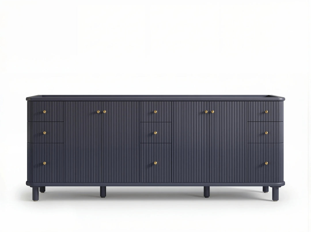 Miami 84 in. W x 22 in. D Double Sink Bathroom Vanity | 
              
                Hale Navy Blue
                
                  
             - MIA-CAB-HLN-83 - photo №13