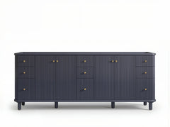 Miami 84 in. W x 22 in. D Double Sink Bathroom Vanity - photo 3