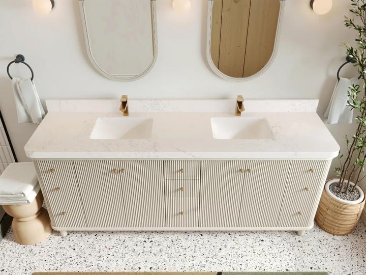 Miami 84 in. W x 22 in. D Double Sink Bathroom Vanity - photo 19