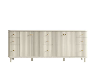 Miami 84 in. W x 22 in. D Double Sink Bathroom Vanity - Willow Bath and Vanity