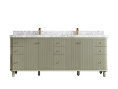 Miami 84 in. W x 22 in. D Double Sink Bathroom Vanity - photo 13