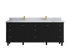 Miami 84 in. W x 22 in. D Double Sink Bathroom Vanity - photo 13