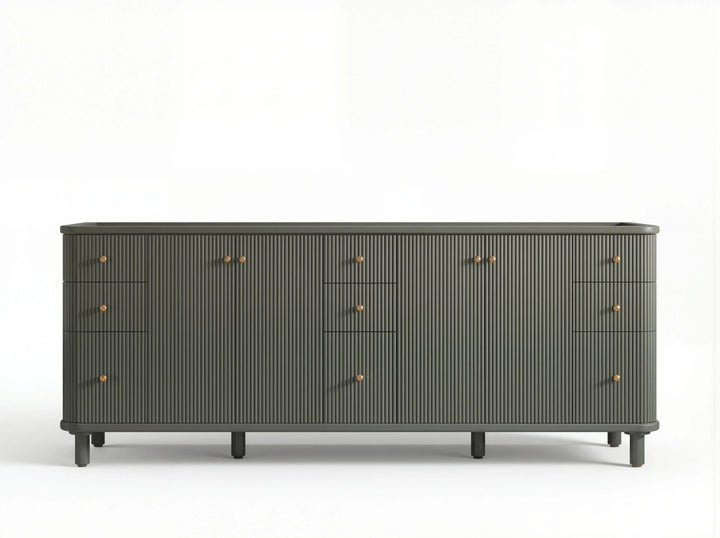 Miami 84 in. W x 22 in. D Double Sink Bathroom Vanity - photo 12