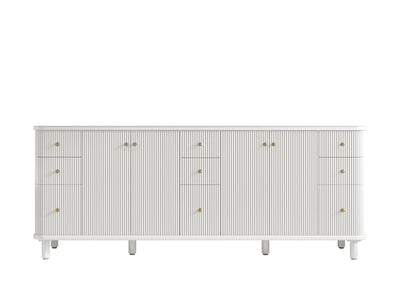 Miami 84 in. W x 22 in. D Double Sink Bathroom Vanity - Willow Bath and Vanity