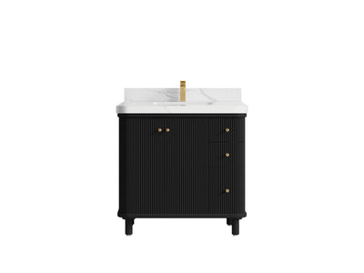 Miami Collection Bath Vanity - 36" W x 22" D with Center Sink - Willow Bath and Vanity