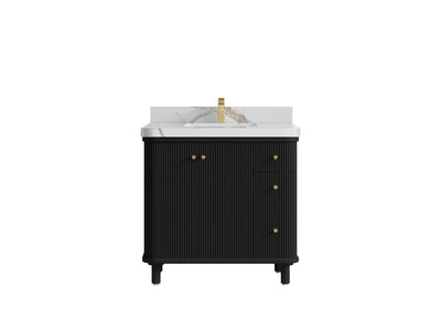 Miami Collection Bath Vanity - 36" W x 22" D with Center Sink - Willow Bath and Vanity