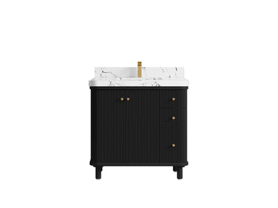 Miami Collection Bath Vanity - 36" W x 22" D with Center Sink - Willow Bath and Vanity