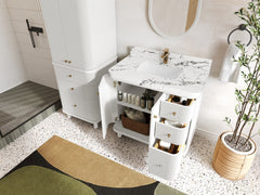 Miami Collection Bath Vanity - 36" W x 22" D with Center Sink - photo 3