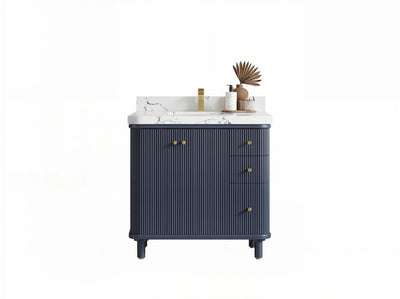Miami Collection Bath Vanity - 36" W x 22" D with Center Sink - Willow Bath and Vanity