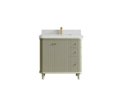 Miami Collection Bath Vanity - 36" W x 22" D with Center Sink - photo 14
