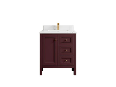 Nashville 30 in. W x 22 in. D Single Sink Bathroom Vanity - Willow Bath and Vanity