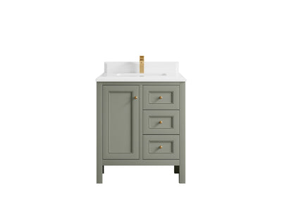 Nashville 30 in. W x 22 in. D Single Sink Bathroom Vanity - Willow Bath and Vanity