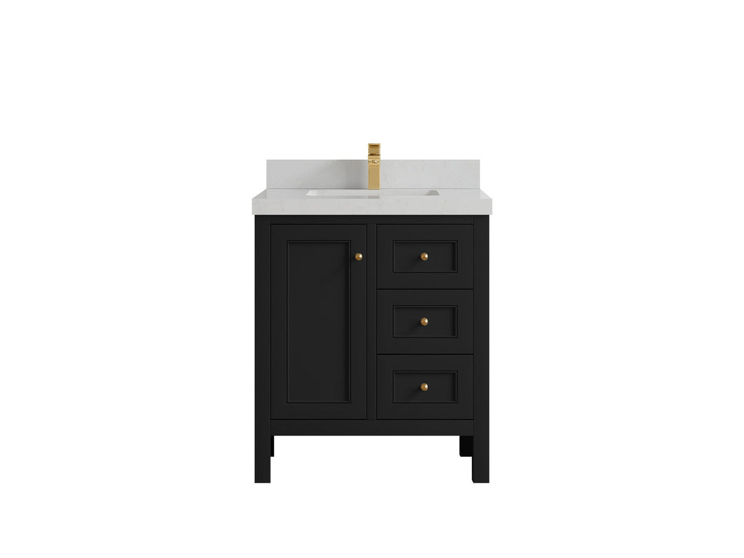 Nashville 30 in. W x 22 in. D Single Sink Bathroom Vanity - Willow Bath and Vanity