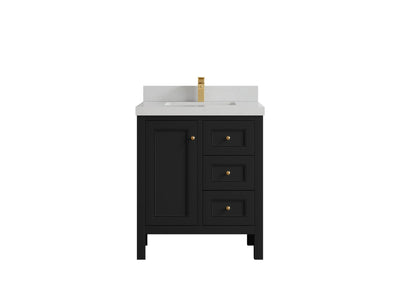 Nashville 30 in. W x 22 in. D Single Sink Bathroom Vanity - Willow Bath and Vanity