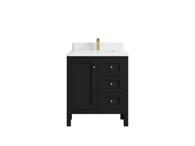 Nashville 30 in. W x 22 in. D Single Sink Bathroom Vanity - Willow Bath and Vanity