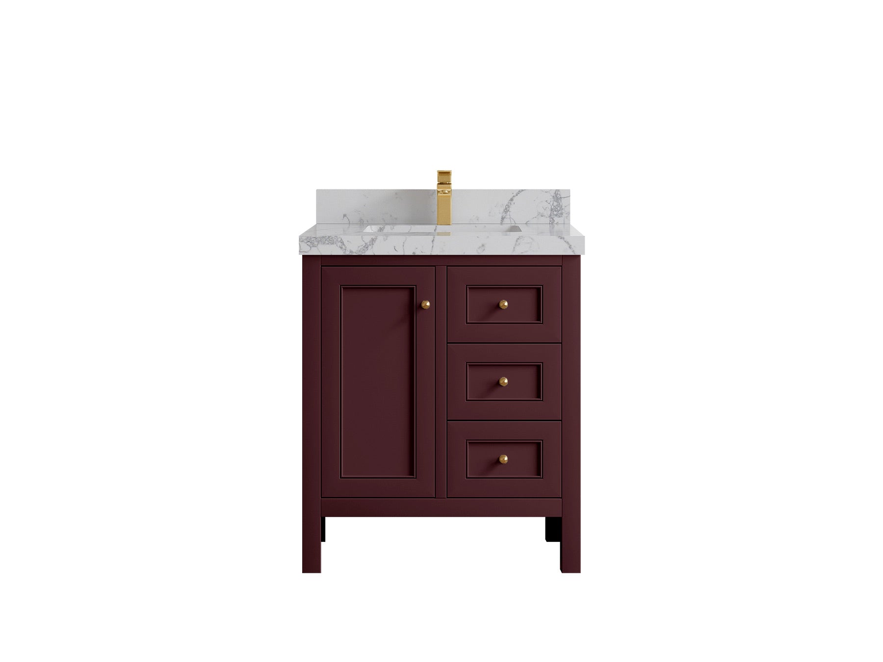 Nashville 30 in. W x 22 in. D Single Sink Bathroom Vanity - Willow Bath and Vanity