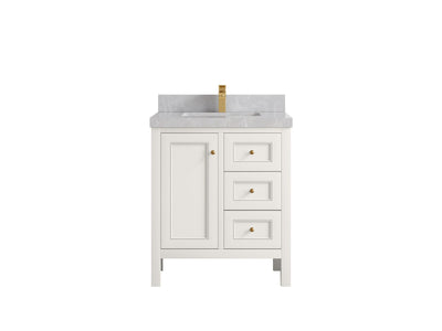 Nashville 30 in. W x 22 in. D Single Sink Bathroom Vanity - Willow Bath and Vanity