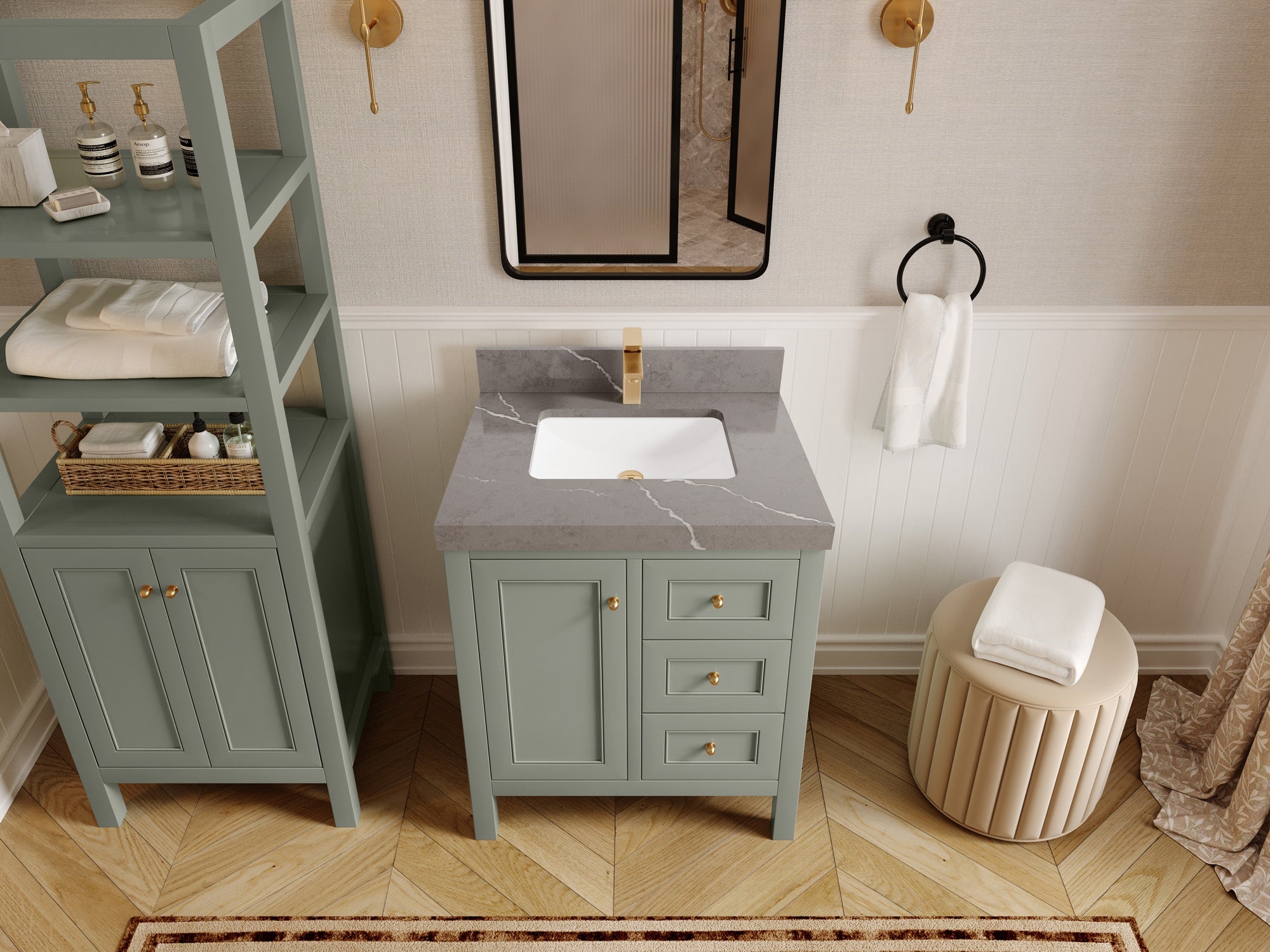 Nashville 30 in. W x 22 in. D Single Sink Bathroom Vanity - Willow Bath and Vanity