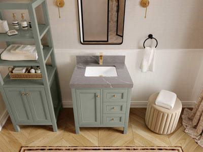 Nashville 30 in. W x 22 in. D Single Sink Bathroom Vanity - Willow Bath and Vanity