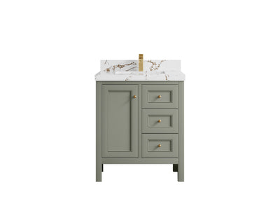 Nashville 30 in. W x 22 in. D Single Sink Bathroom Vanity - Willow Bath and Vanity